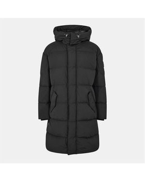 Moose Knuckles Everest Insulated Long Puffer Jacket - Black