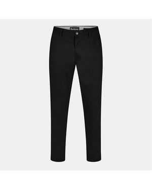 Barbour Sueded Sateen Slim Trousers - Black