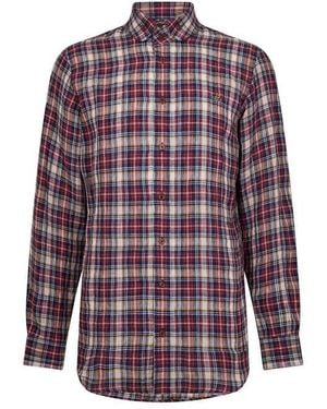 Vivienne Westwood Logo Cotton Krall Long Sleeved Shirt - Purple