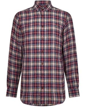 Vivienne Westwood Logo Cotton Krall Long Sleeved Shirt - Purple