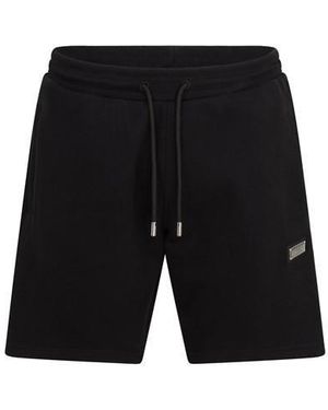 Mallet Jersey Fleece Jogger Shorts - Black