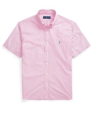 Polo Ralph Lauren Striped Seersucker Short-sleeve Shirt - Pink