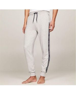 Tommy Hilfiger Logo Tape Lounge Bottoms - Grey