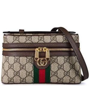 Gucci Ophidia Mini Shoulder Bag - Brown