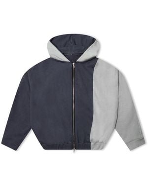 GBADEBO Two Tone Hoodie - Blue