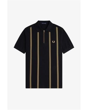 Fred Perry Short Sleeve Polo Shirt - Black