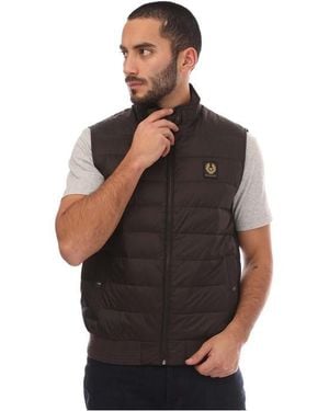 Belstaff Down Filled Nylon Circuit Gilet - Black