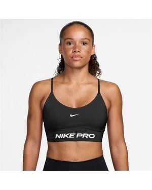Nike Medium Impact Non Wired Sports Bra - Black