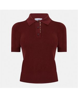 Burberry Burb Ls Tee - Red