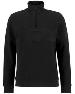 Barbour Kaspian Half-Zip Sweatshirt - Black