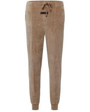 Fear Of God Fge Velour Pant - Natural