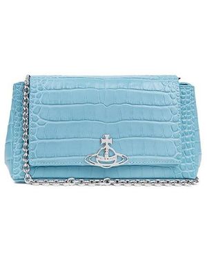 Vivienne Westwood Hazel Medium Croc Bag - Blue