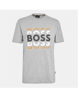 BOSS Tiburt 414 T-Shirt - Grey