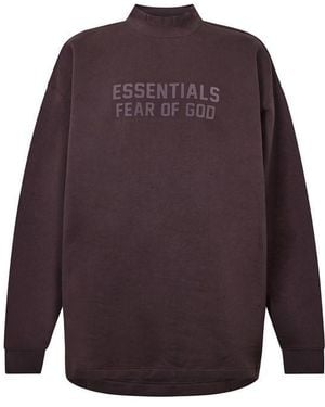 Fear Of God Crew Sweatshirt - Purple