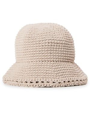 Magda Butrym Crochet Bucket Hat - Natural