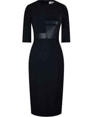 BOSS Dezona Tailored Shift Dress - Black