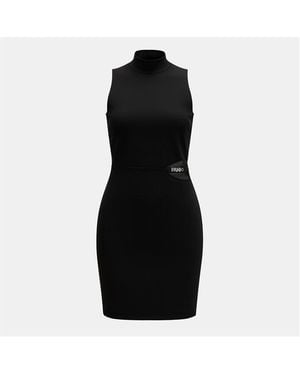 HUGO Kirine Wrap Dress - Black