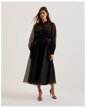 Ted Baker Orgn Shirt Drs - Black