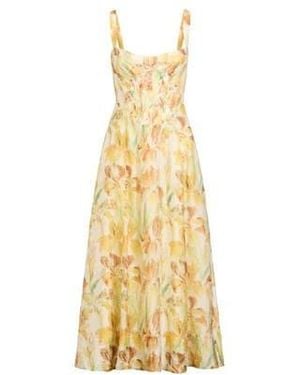 Bardot Adaline Long Midi Dress - Metallic