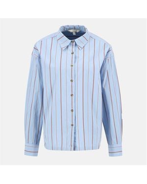 Barbour Saffron Striped Relaxed Shirt - Blue