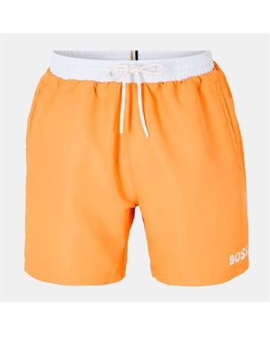 BOSS Bodywear Starfish Swim Shorts - Orange