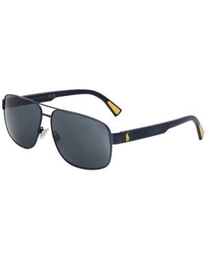 Polo Ralph Lauren 0Ph3165 Oval Sunglasses - Blue
