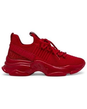 Steve Madden Maxilla-R-E Trainers - Red