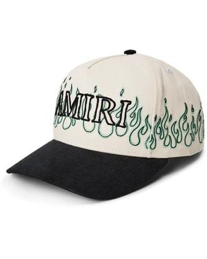 Amiri Flames Cap Sn63 - Black