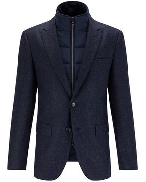 BOSS H-Hutson Blazer Jacket - Blue
