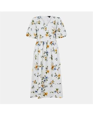 Nobody's Child Clover Midi Tea Dress - Natural