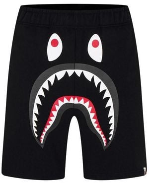 A Bathing Ape Shark Shorts - Black