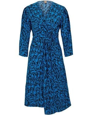 BOSS Danottea Long Maxi Dress - Blue