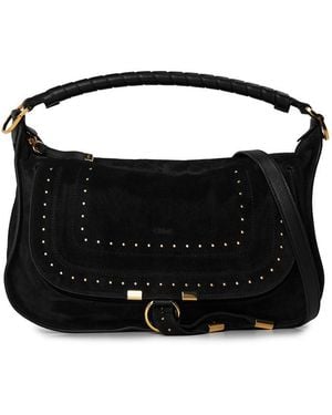 Chloé Marcie Shoulder Bag - Black