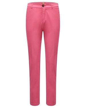 BOSS C Tachini2-D 10232926 01 Straight Leg Trousers - Pink