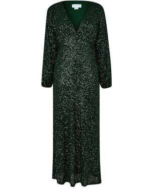 Never Fully Dressed Sequin Emma Dress - Blue