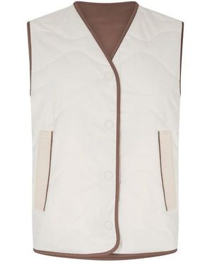 Varley Lori Reversible Gilet - Natural
