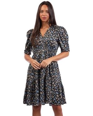 BOSS C Dizziano Milkmaid Dress - Blue
