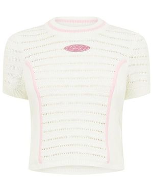 CASABLANCA Casa Bourgse Top Ld54 - White