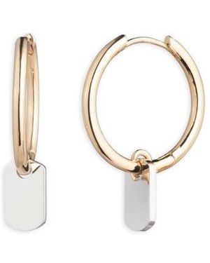 Ralph Lauren Tag Drop Earrings - Metallic