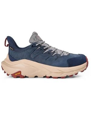 Hoka One One Kaha Low Gtx Waterproof Hiking Shoes - Blue