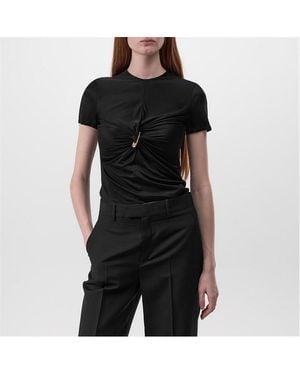 Versace Safety Pin Top - Black