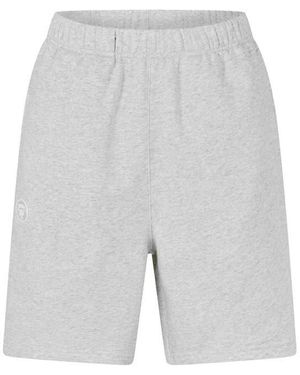 Aape Fleece Jogger Shorts - Grey