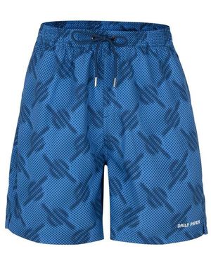 Daily Paper Dot Mono Swim Shorts - Blue