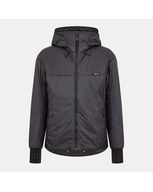 Prada Hooded Puffer Sn62 - Grey