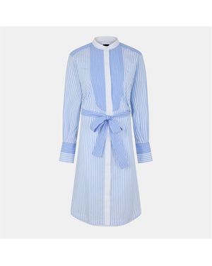 BOSS Detallina Wrap Dress Design - Blue