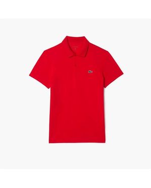 Lacoste Regular Fit Short Sleeve Polo Shirt - Red