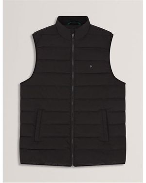 Ted Baker Lightweight Quilted Gilet - Black