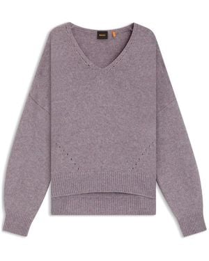 BOSS Fondyssa Jumper - Purple
