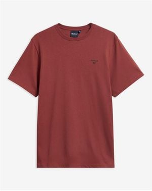 Barbour Essentials Sports T-Shirt - Red