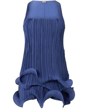 Cult Gaia Marsa Mini Dress - Blue